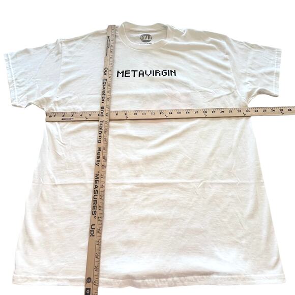 METAVIRGIN Graphic T SHIRT XL TEE Men's Women's Word Play 100% Cotton Cherries - Picture 7 of 8